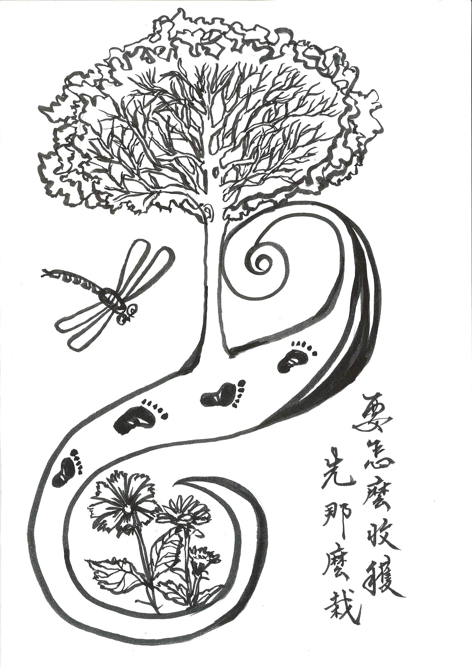 象徵愛與關懷中成長的綠色小樹苗意象圖片