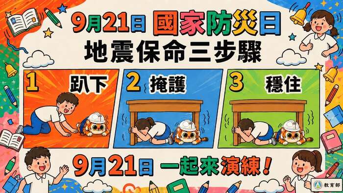 趴下、掩護、穩住